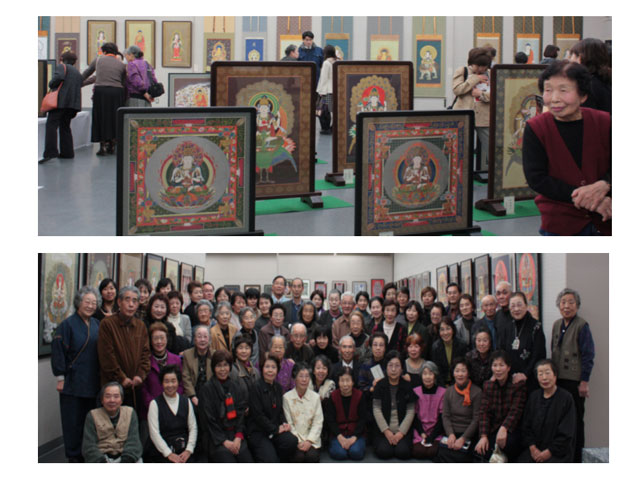 仏画展示会
